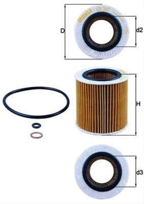 Filtru Ulei Mahle Original Bmw OX 387D
