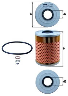 Filtru Ulei Mahle Original Bmw OX 68D