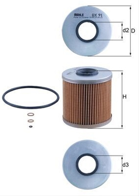 Filtru Ulei Mahle Original Bmw OX 91D