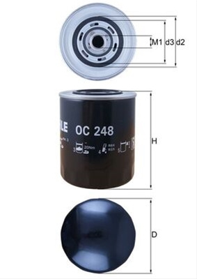 Filtru Ulei Mahle Original Peugeot OC 248