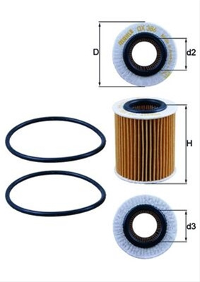 Filtru Ulei Mahle Original Suzuki OX 386D