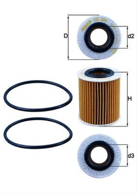 Filtru Ulei Mahle Original Suzuki OX 386D