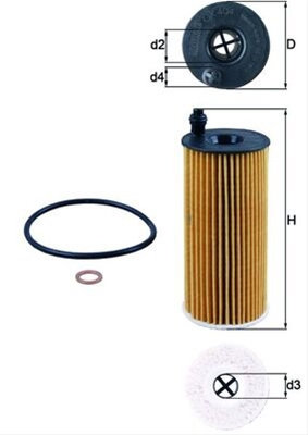 Filtru Ulei Mahle Original Toyota OX 404D