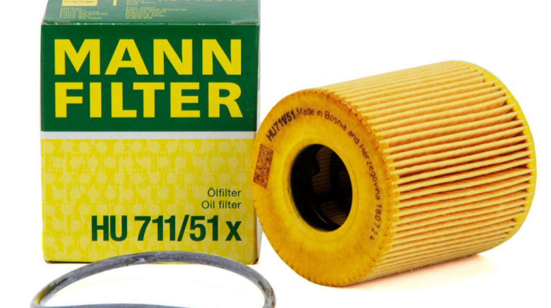 Filtru Ulei Mann Filter Citroen C-Elysee 2012→ HU711/51X