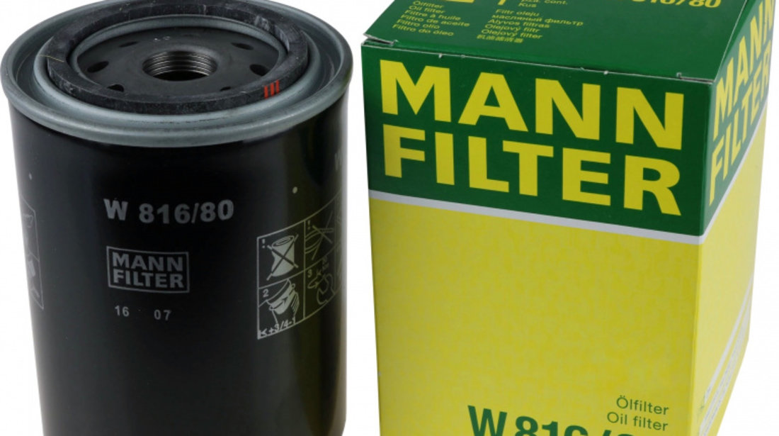 Filtru Ulei Mann Filter Daihatsu Rocky 1985-1998 W816/80