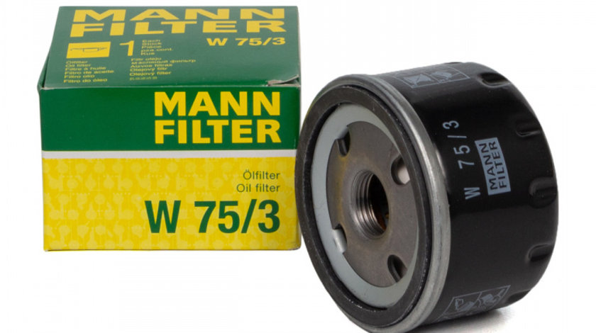 Filtru Ulei Mann Filter Nissan Almera 2 N16 2003-2006 W75/3