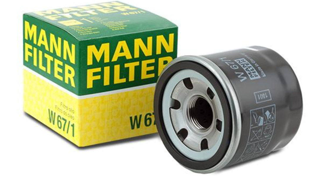 Filtru Ulei Mann Filter Nissan Note 2006→ W67/1