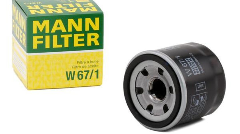 Filtru Ulei Mann Filter Nissan Pulsar 2015→ W67/1