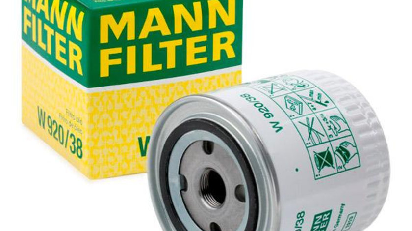 Filtru Ulei Mann Filter Volvo S40 1 1995-2003 W920/38