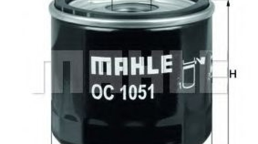 Filtru ulei MAZDA 2 (DY) (2003 - 2016) MAHLE ORIGINAL OC 1051 produs NOU