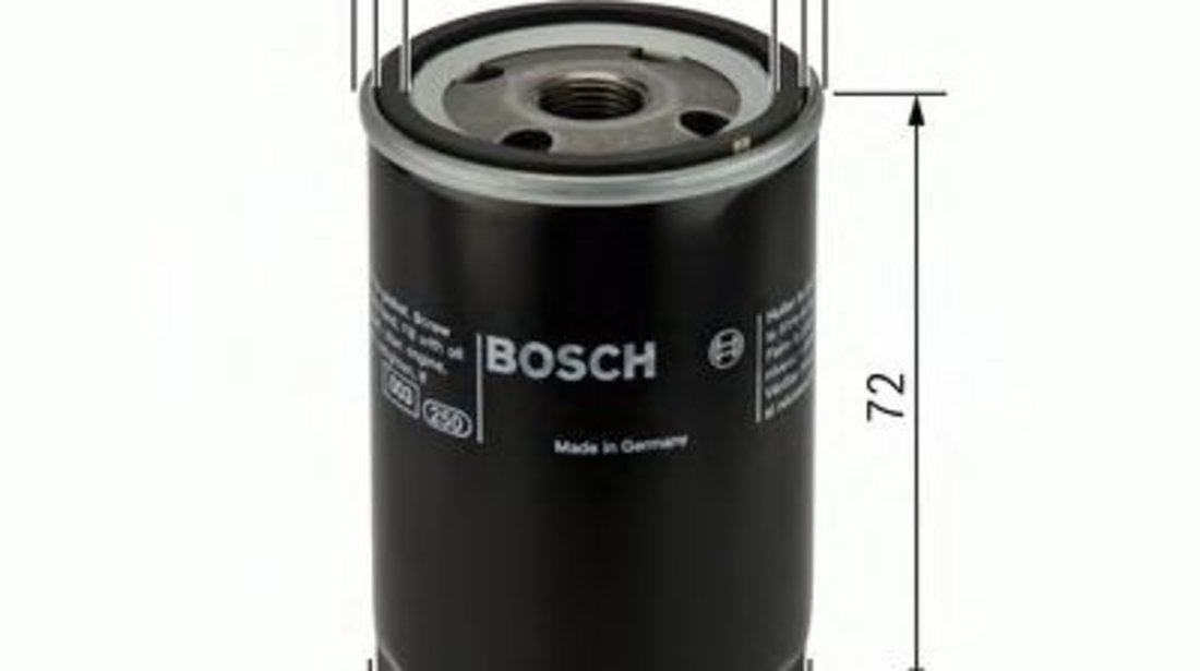 Filtru ulei MAZDA 3 (BK) (2003 - 2009) BOSCH 0 451 103 316 piesa NOUA