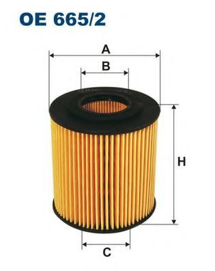 Filtru ulei MAZDA 3 (BL) (2008 - 2016) FILTRON OE665/2 piesa NOUA