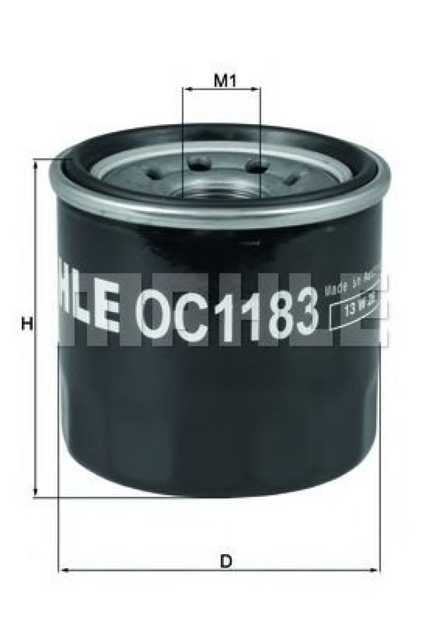 Filtru ulei MAZDA 3 Limuzina (BM) (2013 - 2016) MAHLE ORIGINAL OC 1183 piesa NOUA