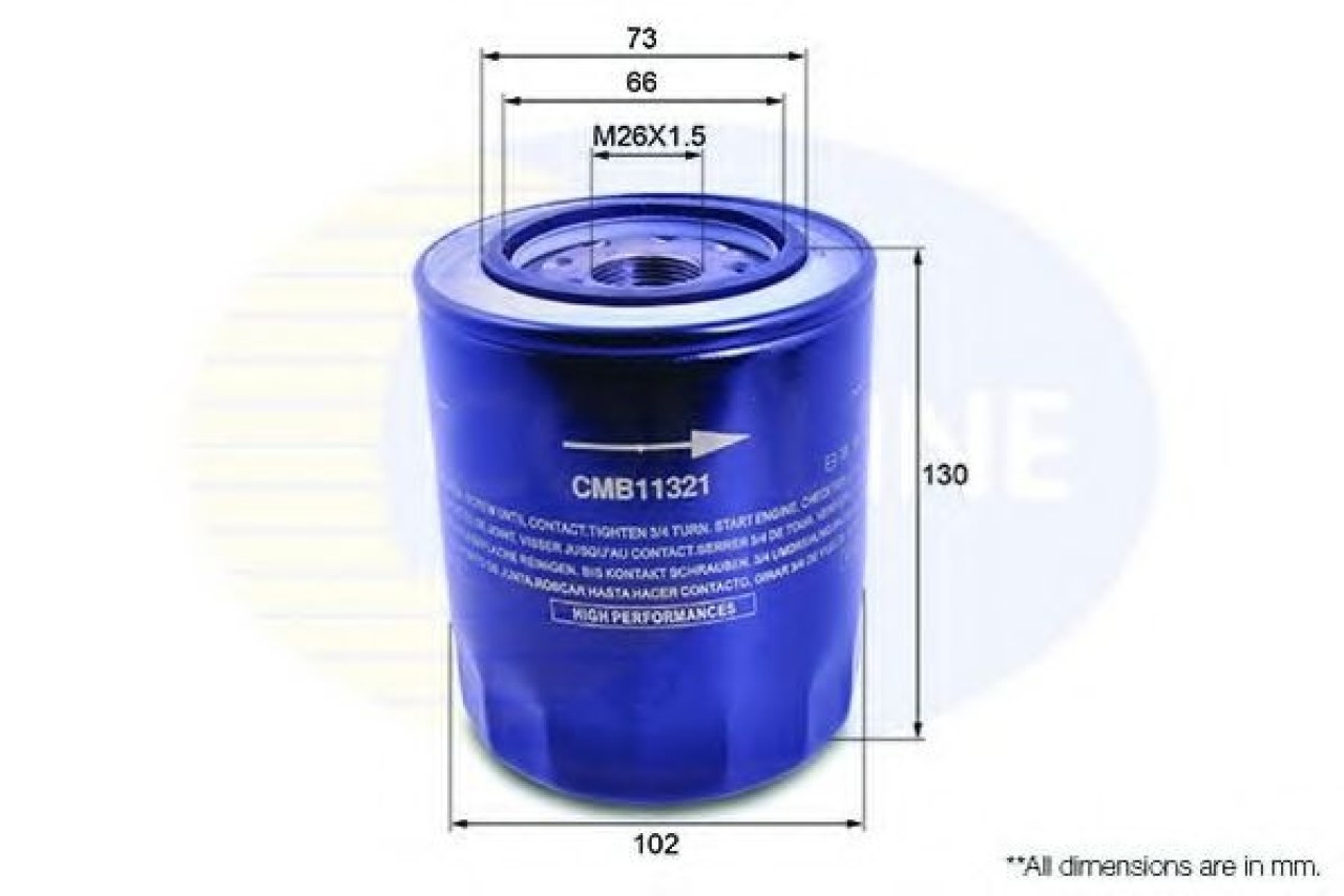 Filtru ulei MAZDA B-SERIE (UN) (1998 - 2006) COMLINE CMB11321 piesa NOUA