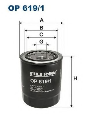 Filtru ulei MAZDA B-SERIE (UN) (1998 - 2006) FILTRON OP619/1 piesa NOUA