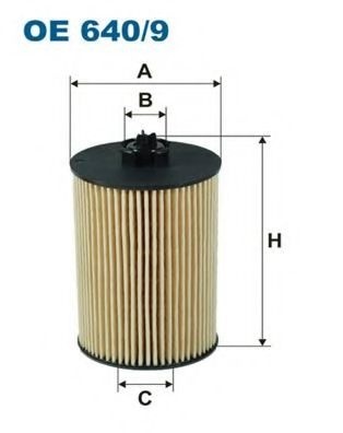 Filtru ulei MERCEDES A-CLASS (W169) (2004 - 2012) FILTRON OE640/9 piesa NOUA