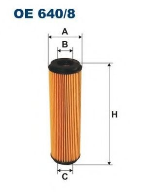 Filtru ulei MERCEDES C-CLASS (W204) (2007 - 2014) FILTRON OE640/8 piesa NOUA