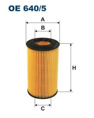 Filtru ulei MERCEDES CLC-CLASS (CL203) (2008 - 2011) FILTRON OE640/5 piesa NOUA