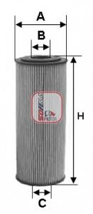 Filtru ulei MERCEDES E-CLASS Cupe (C207) (2009 - 2016) SOFIMA S 5155 PE piesa NOUA