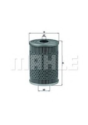 Filtru ulei MERCEDES G-CLASS (W460) (1979 - 1993) MAHLE ORIGINAL OX 32D piesa NOUA