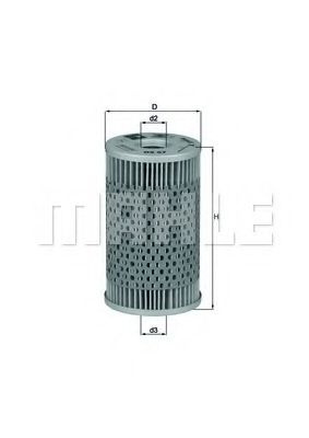 Filtru ulei MERCEDES G-CLASS (W460) (1979 - 1993) MAHLE ORIGINAL OX 47D piesa NOUA