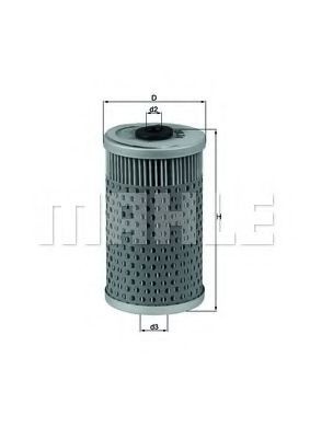 Filtru ulei MERCEDES G-CLASS (W461) (1990 - 2016) MAHLE ORIGINAL OX 34D piesa NOUA
