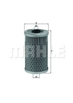 Filtru ulei MERCEDES G-CLASS (W461) (1990 - 2016) MAHLE ORIGINAL OX 34D piesa NOUA