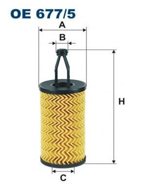 Filtru ulei MERCEDES M-CLASS (W166) (2011 - 2016) FILTRON OE677/5 piesa NOUA
