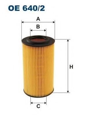 Filtru ulei MERCEDES R-CLASS (W251, V251) (2006 - 2016) FILTRON OE640/2 piesa NOUA