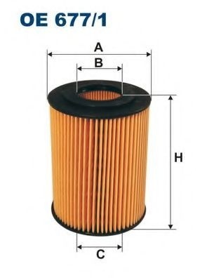 Filtru ulei MERCEDES R-CLASS (W251, V251) (2006 - 2016) FILTRON OE677/1 piesa NOUA