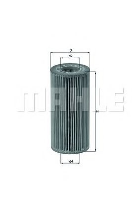 Filtru ulei MERCEDES S-CLASS (W220) (1998 - 2005) MAHLE ORIGINAL OX 383D piesa NOUA