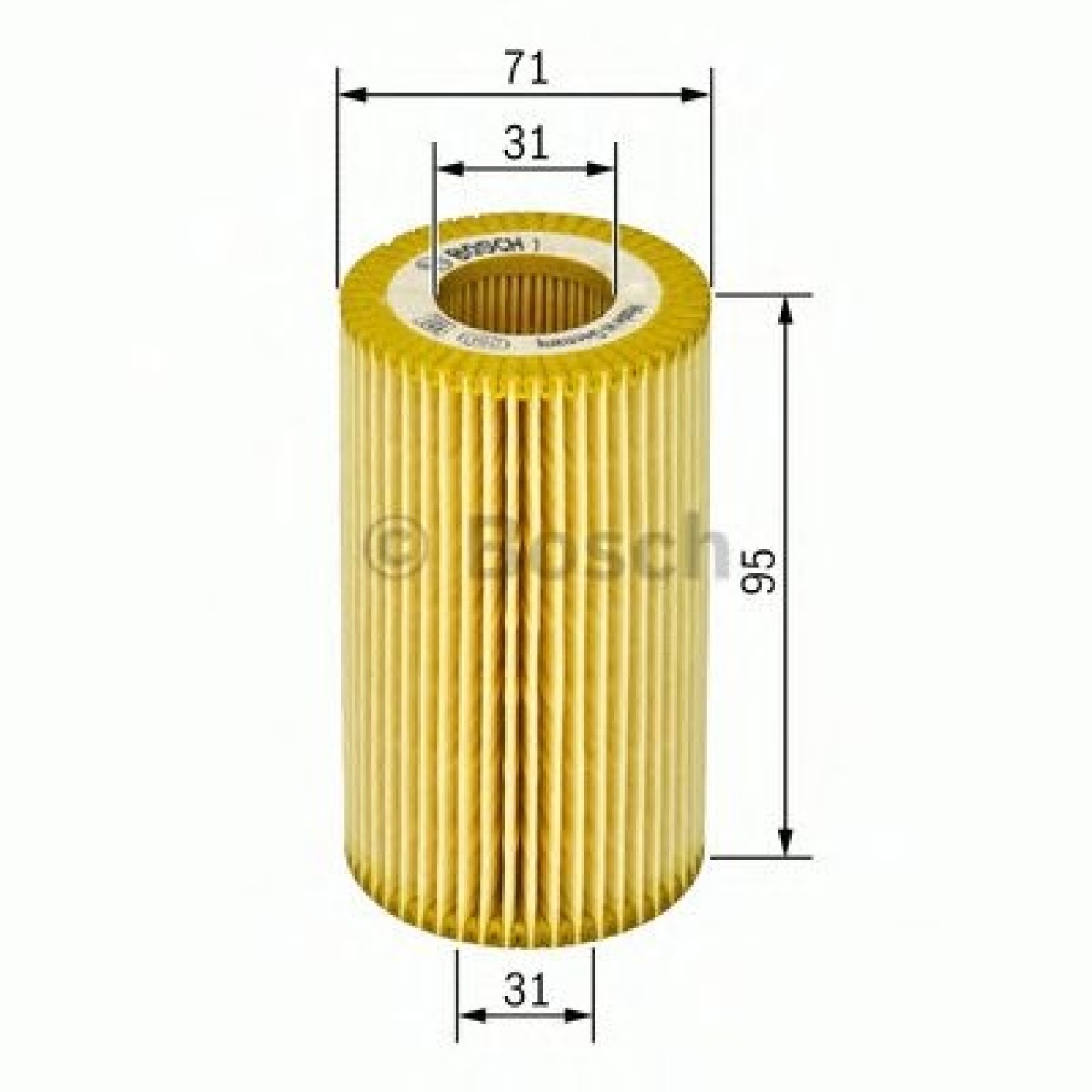 Filtru ulei MERCEDES VITO bus (W639) (2003 - 2016) BOSCH F 026 407 008 piesa NOUA