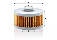 Filtru ulei (MH69 MANN-FILTER) BETA MOTORCYCLES,SUZUKI MOTORCYCLES