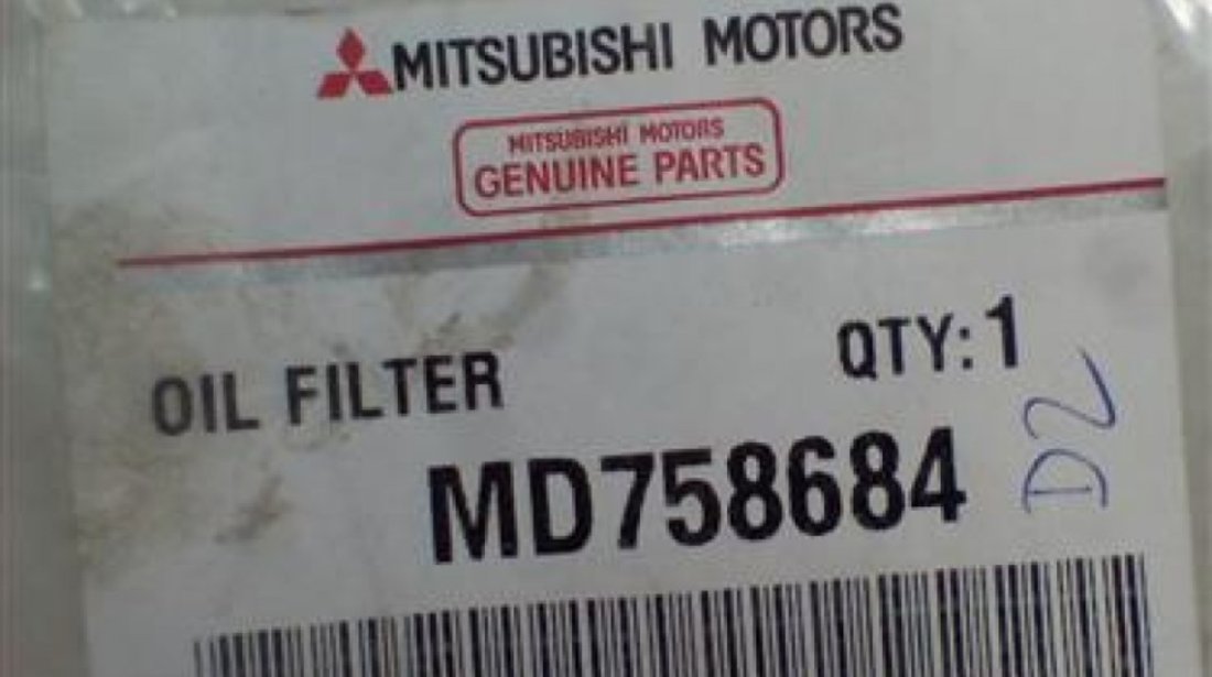 Filtru ulei Mitsubishi Lancer An 2002-2007 cod MD758684