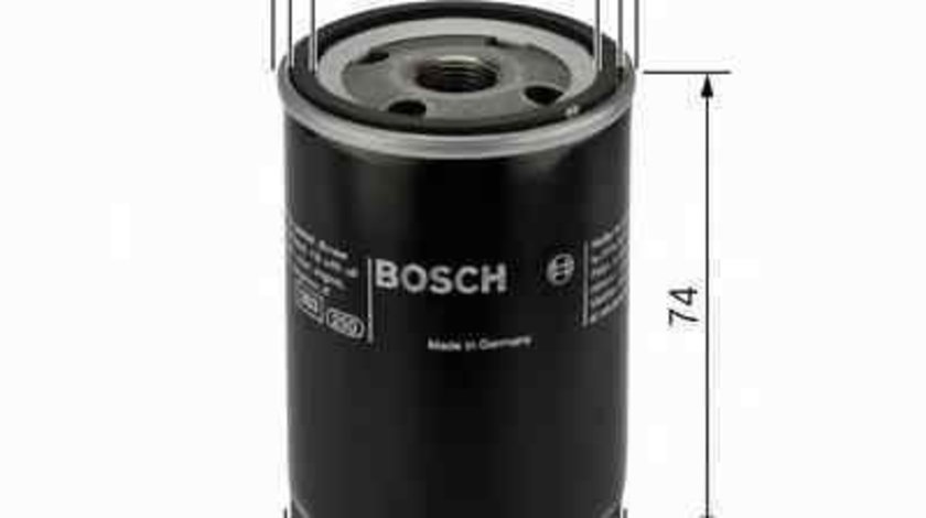 Filtru ulei MITSUBISHI LANCER III (C1_A, C6_A) BOSCH 0 986 452 016