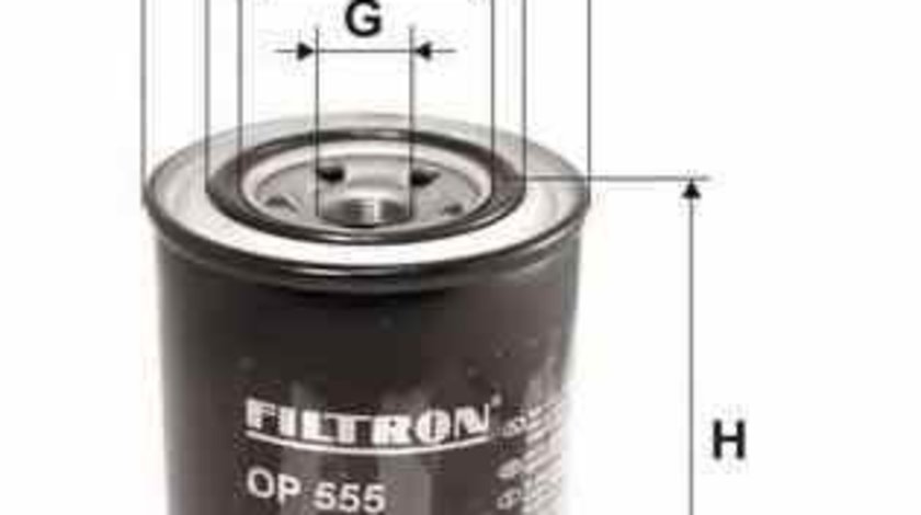 Filtru ulei MITSUBISHI LANCER IV C6A C7A FILTRON OP555
