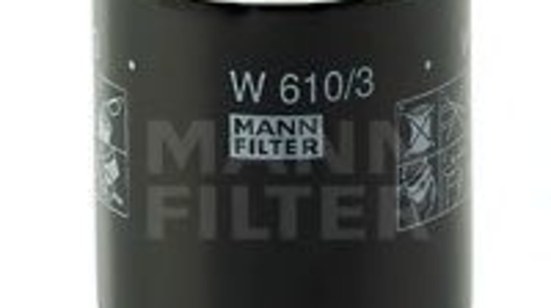 Filtru ulei MITSUBISHI PAJERO PININ (H6_W, H7_W) (1999 - 2007) MANN-FILTER W 610/3 piesa NOUA