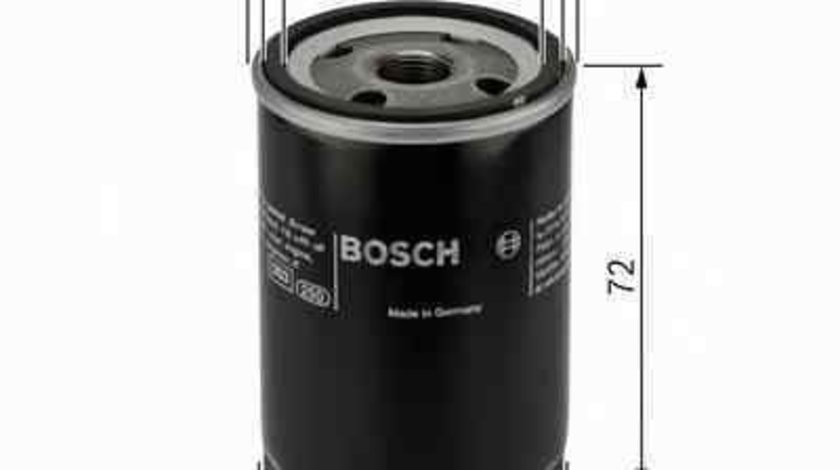 Filtru ulei NISSAN MICRA I (K10) BOSCH 0 986 452 035