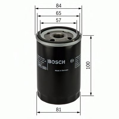 Filtru ulei NISSAN PICK UP I (720) (1980 - 1986) BOSCH 0 986 452 023 piesa NOUA