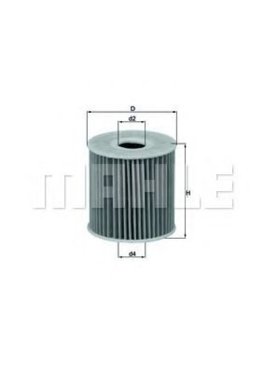 Filtru ulei NISSAN X-TRAIL (T30) (2001 - 2013) MAHLE ORIGINAL OX 192D piesa NOUA