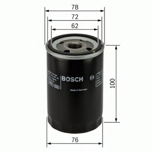Filtru ulei OPEL ASTRA F Hatchback (53, 54, 58, 59) (1991 - 1998) BOSCH 0 451 103 232 piesa NOUA