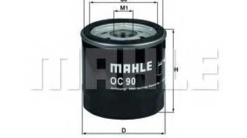 Filtru ulei OPEL ASTRA G Cupe (F07) (2000 - 2005) MAHLE ORIGINAL OC 90 OF piesa NOUA