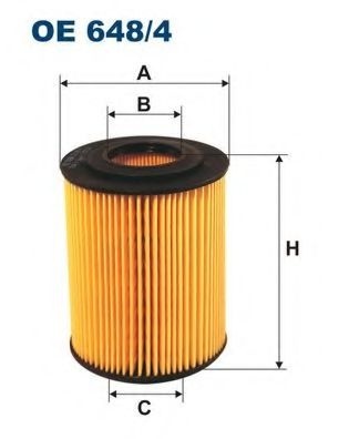 Filtru ulei OPEL ASTRA H GTC (L08) (2005 - 2016) FILTRON OE648/4 piesa NOUA