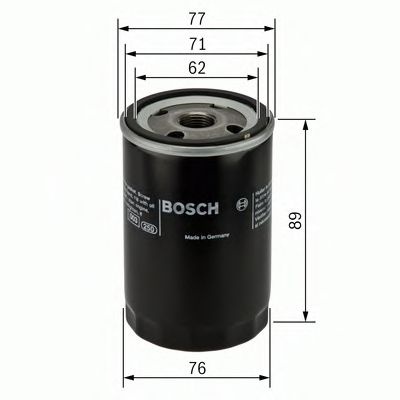 Filtru ulei OPEL FRONTERA A (5_MWL4) (1992 - 1998) BOSCH 0 451 103 079 piesa NOUA