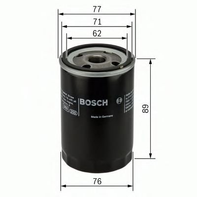 Filtru ulei OPEL FRONTERA B (6B) (1998 - 2016) BOSCH 0 451 103 079 piesa NOUA