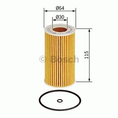 Filtru ulei OPEL FRONTERA B (6B) (1998 - 2016) BOSCH 1 457 437 002 piesa NOUA