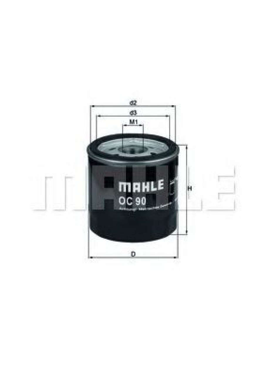 Filtru ulei OPEL FRONTERA B (6B) (1998 - 2016) MAHLE ORIGINAL OC 90 OF piesa NOUA