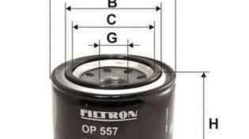 Filtru ulei OPEL KADETT E (39_, 49_) Producator FILTRON OP557