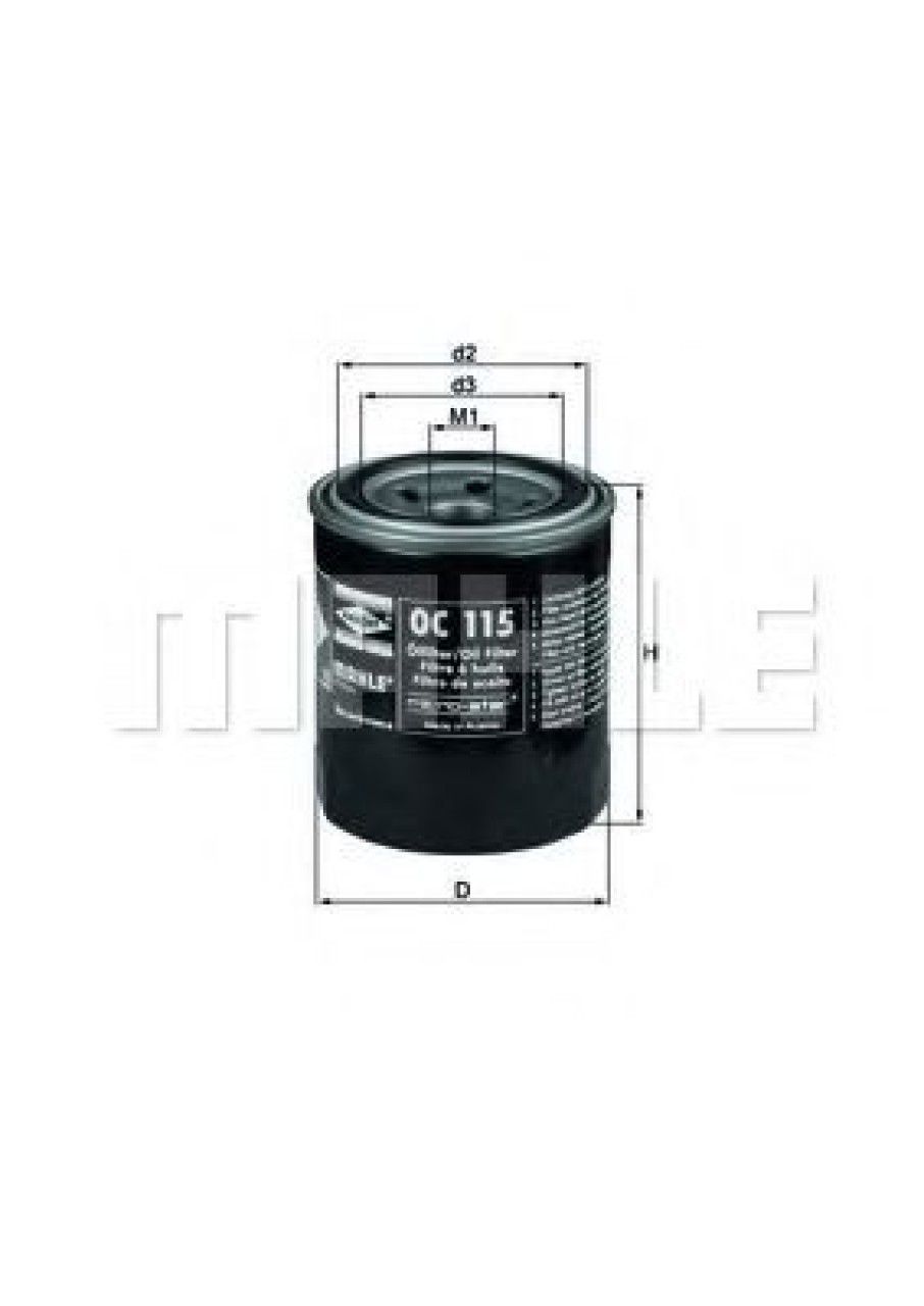 Filtru ulei OPEL VECTRA B Combi (31) (1996 - 2003) KNECHT OC 115 piesa NOUA