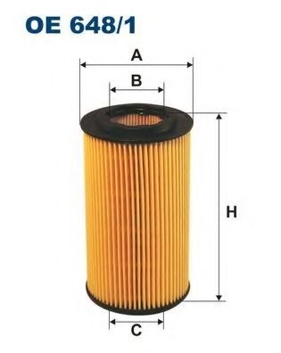 Filtru ulei OPEL ZAFIRA A (F75) (1999 - 2005) FILTRON OE648/1 piesa NOUA
